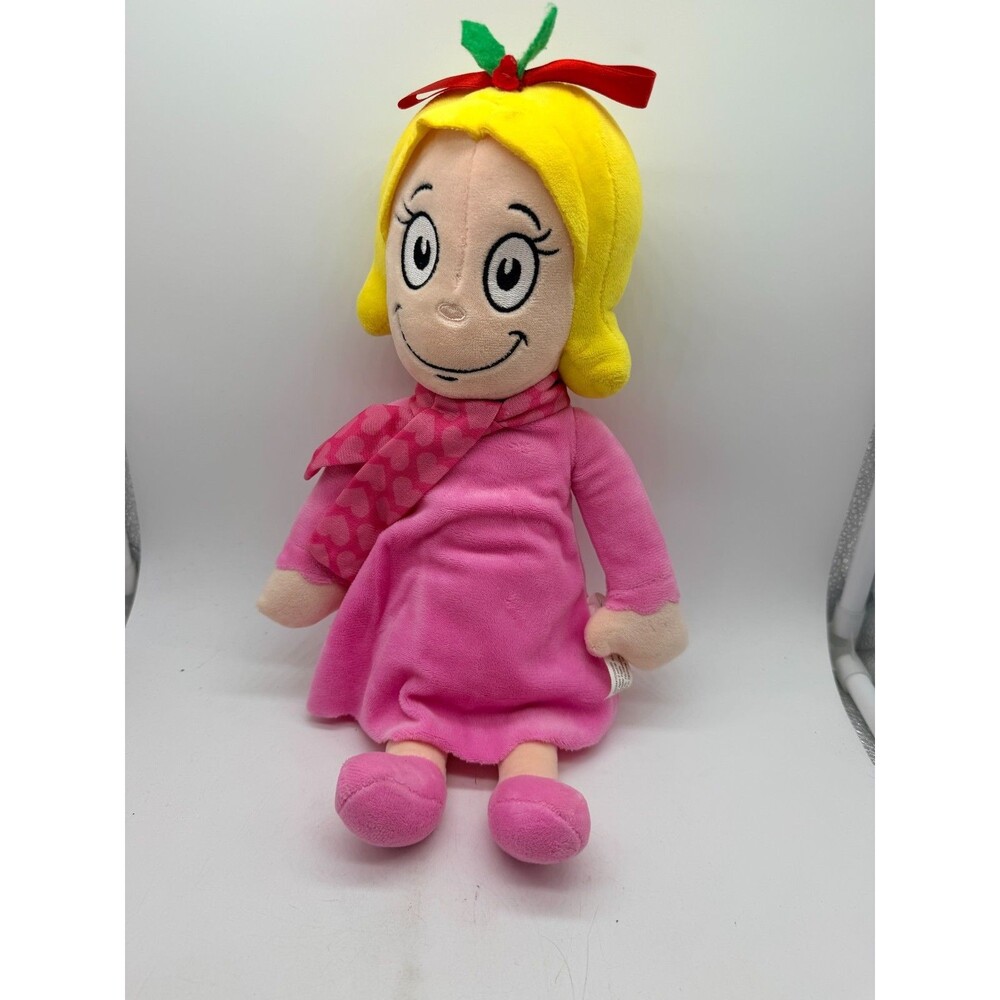 Dr. Seuss The Grinch Cindy Lou Who 14 Inch Plush Toy Soft Stuffed Doll 2023